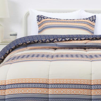 Lightweight Microfiber Comforter Sets, 2-Pieces, Geometrics, Twin/Twin XL